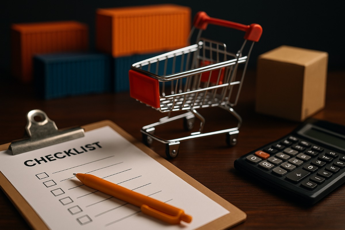 Checklista för att importera från Kina – lådor och logistik