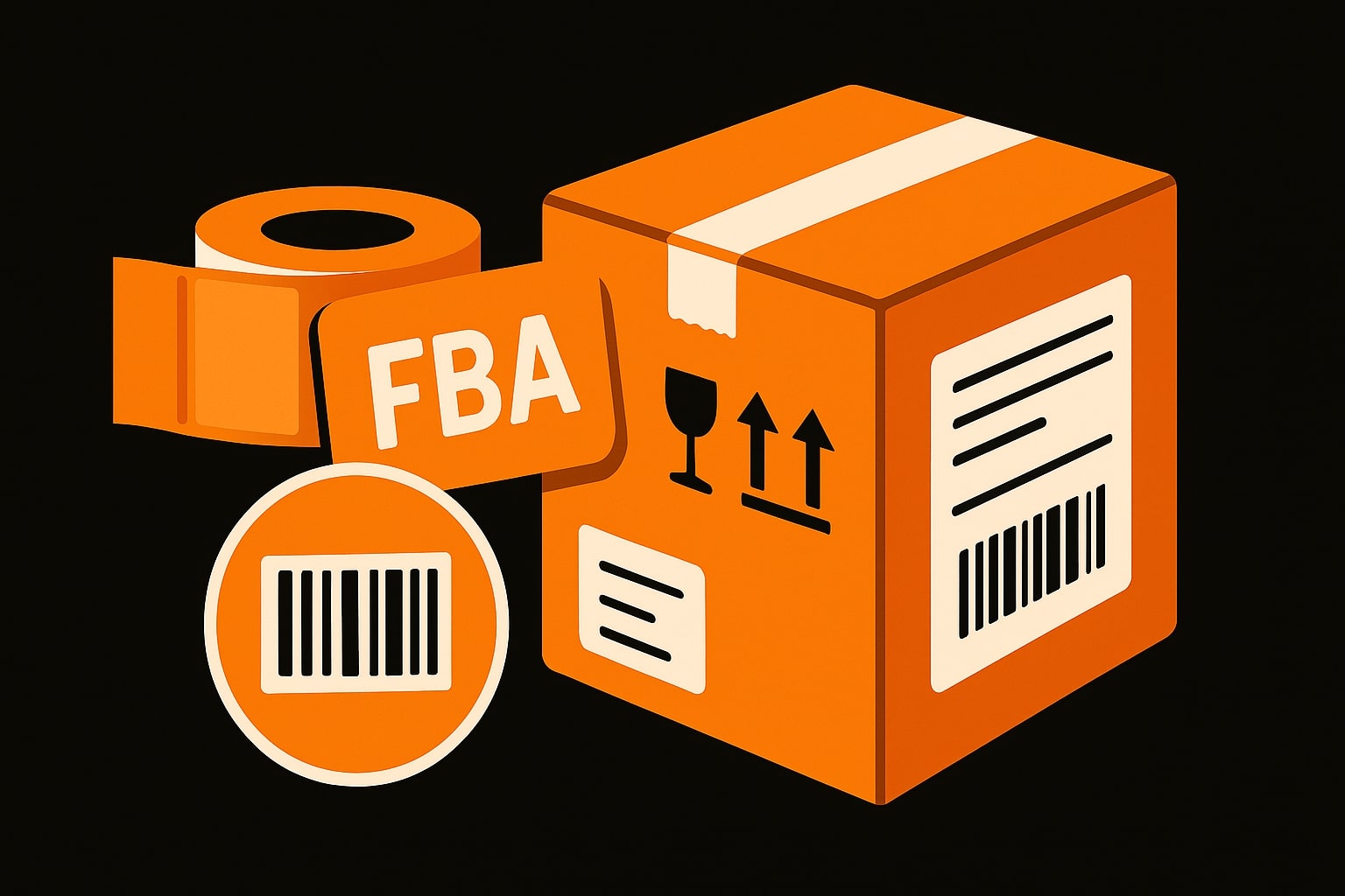 Amazonetiketter och FBA-krav