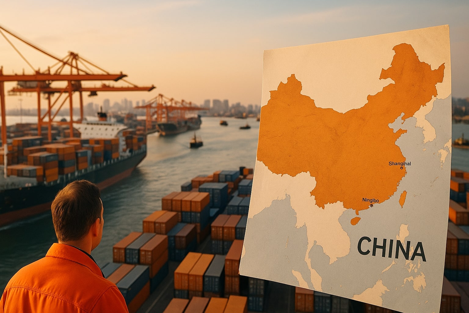 Embarkeringshamnar i Kina