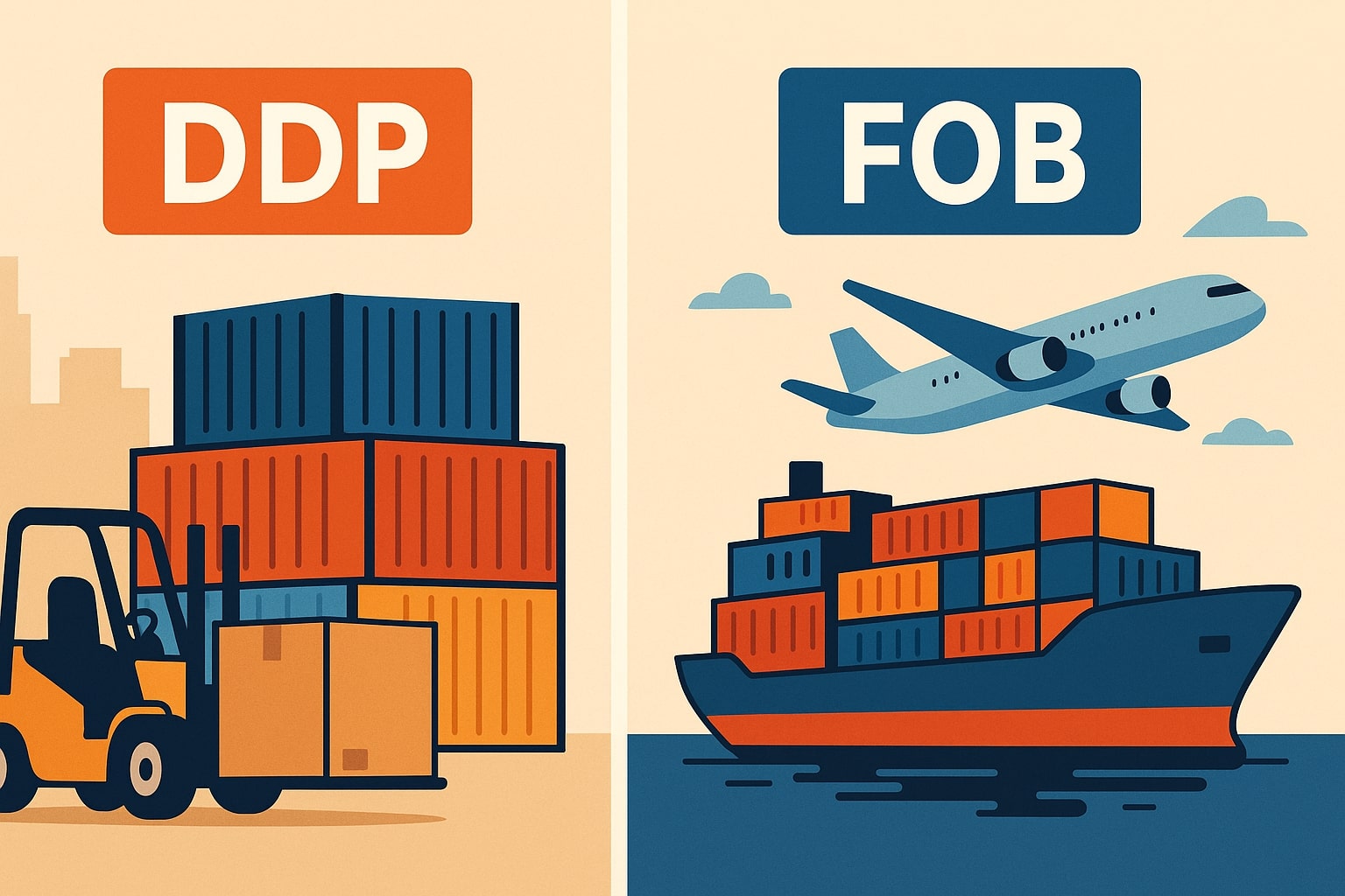 DDP eller FOB – rätt incoterm för import från Kina och Vietnam